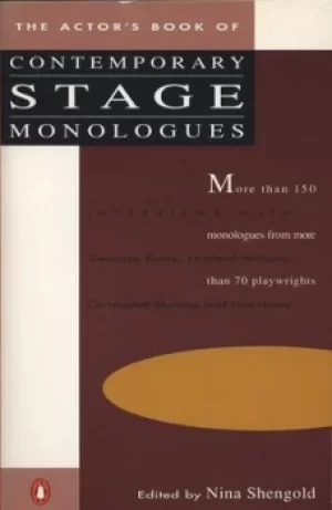 Image of The Actors Book of Contemporary Stage Monologues by Nina Shengold