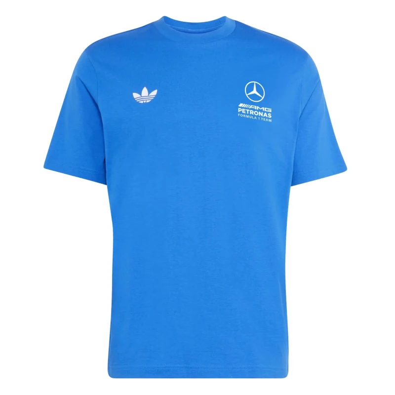 Image of Adidas T-Shirt adidas Mercedes AMG Petronas de Formula 1 Team Blue Wonder Bleu Male 2XL