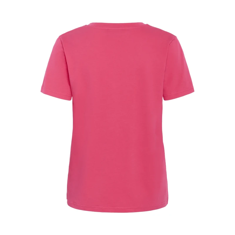 Image of Kaffe Womens V-neck T-Shirt KAFFE Marin Rose Female L