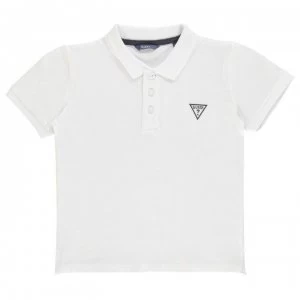 Guess Polo T Shirt - White A000