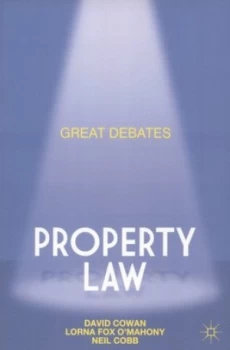 Image of Great Debates in Property Law by David Cowan Paperback