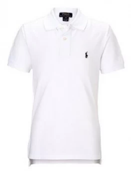 Image of Ralph Lauren Boys Classic Polo Shirt - White, Size Age: 10-12 Years (M)