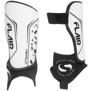Image of Sondico Flair Ankle Shinguards - White/Black