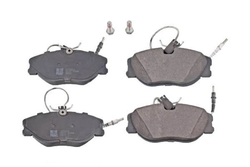 Image of Blue PRINT ADP154237 Brake pad set Front Axle, incl. wear warning contact, with bolts/screws Brake Pad Set,disc brake (402)