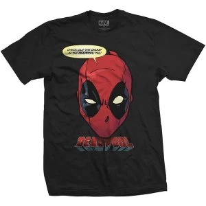 Image of Marvel Comics - Deadpool Chump Unisex X-Large T-Shirt - Black