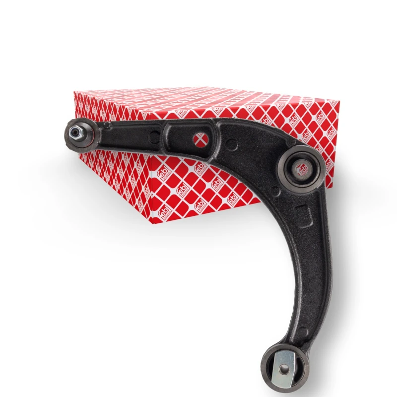 Image of FEBI BILSTEIN 10890 Suspension arm Control Arm, Cast Steel, Left, with ball joint, with rubber mounts Cast Steel Track Control Arm (273)