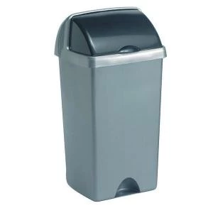 Addis 50L Roll Top Metallic Bin