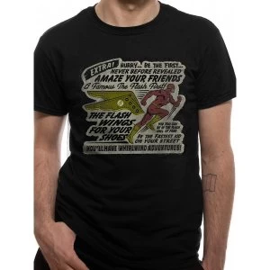 Image of Dc Originals - Flash Wings Mens X-Large T-Shirt - Black