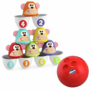Image of Chicco Monkey Strike Bowling Monkeys