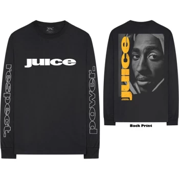 Tupac - Respect Unisex X-Large T-Shirt - Black