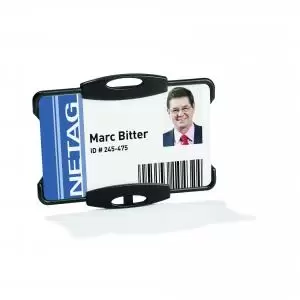 Image of Durable Security Pass Holder No Clip 54x90mm Transparent Pack of 10