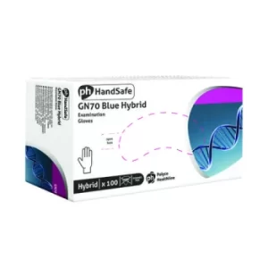 Image of Shield Vinyl/Nitrile Mix Powder Free Gloves Medium (Pack of 100) GN70
