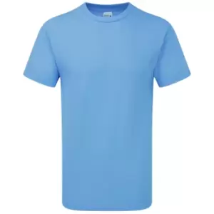 image of Gildan Mens Hammer Heavyweight T-Shirt (L) (Flo Blue)