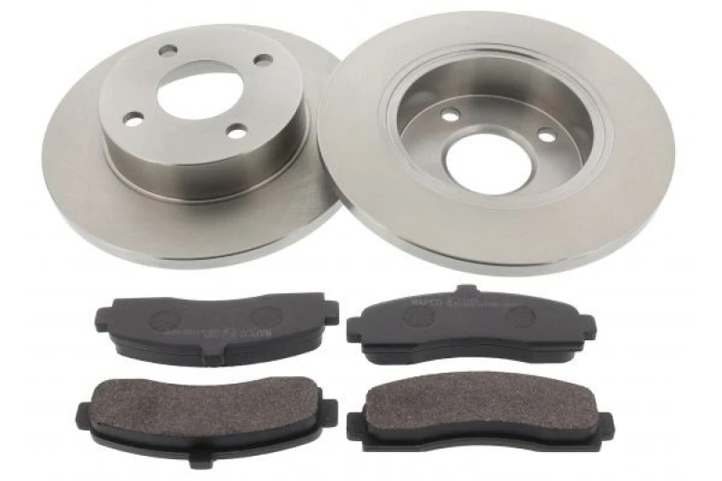 Image of MAPCO 47500 Brake disc and pads set Front Axle, Brake Disc Type: solid Brake Set,disc brakes (3405)