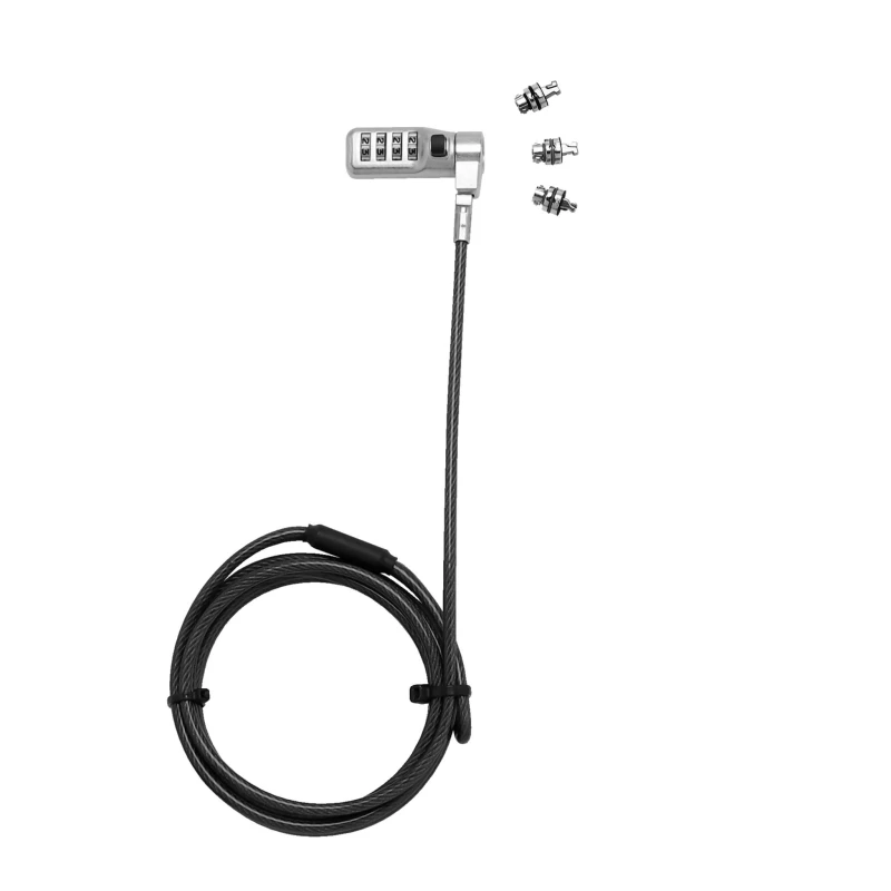 Image of Dicota Dicota Laptop security lock Combination lock Suitable for all laptops/monitors/TV screens and projectors, No keys required 2m Notebook-Sicheru
