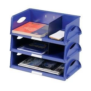 Image of Original Leitz Standard Letter Tray Blue