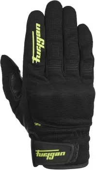 Image of Furygan Jet D3O Motorcycle Gloves, black-green, Size 2XL, black-green, Size 2XL