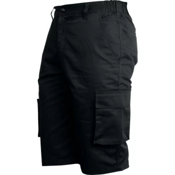 Tuffsafe - Cargo Shorts Black 34'