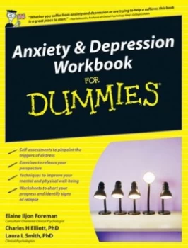 Image of Anxiety and Depression Workbook for Dummies by Elaine Iljon Foreman Paperback
