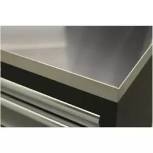 image of 680mm Stainless Steel Worktop for ys02633 ys02634 ys02639 & ys02641 Cabinets