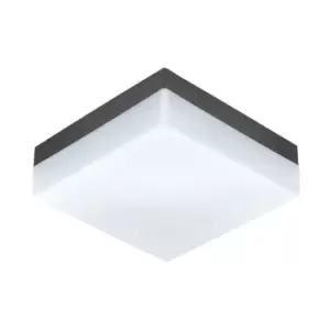 image of IP44 Outdoor Wall Light Anthracite Plastic 8.2W Built in LED Porch Lamp