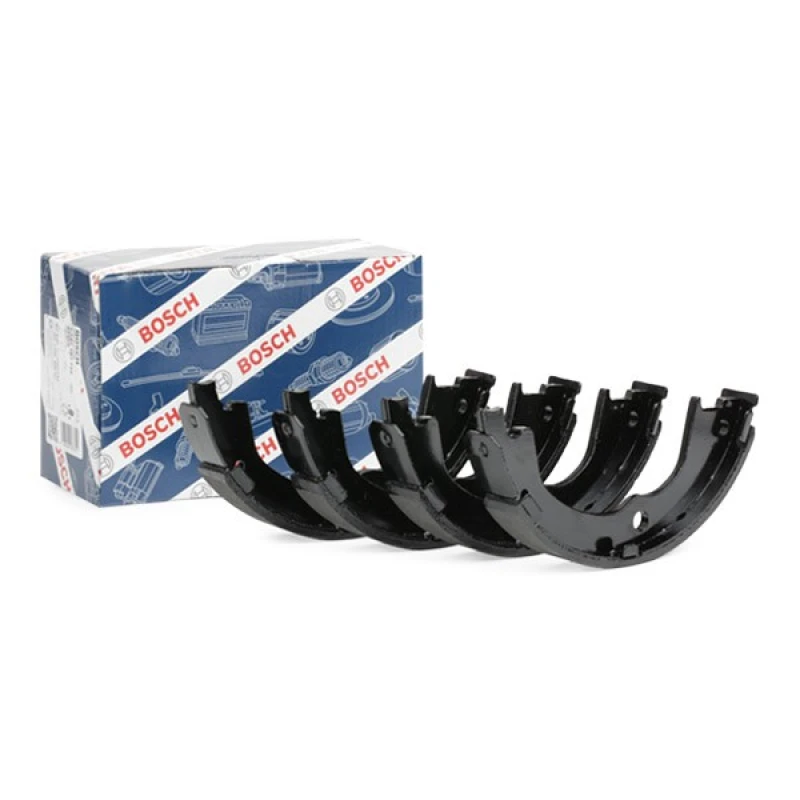 Image of Bosch 0 986 487 730 Handbrake Shoes Brake Shoe Set,parking brake (1419)