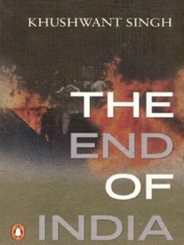 Image of The End of India by Khushwant Singh Paperback