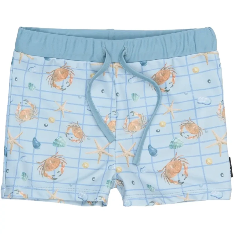 Image of Mikk-Line Aop UV Swim Shorts for Kids Bleu Male 7/8 ans