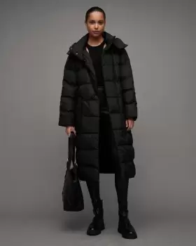 Image of AllSaints Allana Recycled Relaxed Puffer Jacket
