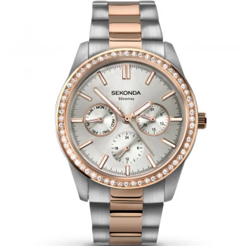 Image of Sekonda Silver And Two Tone Watch - 2162
