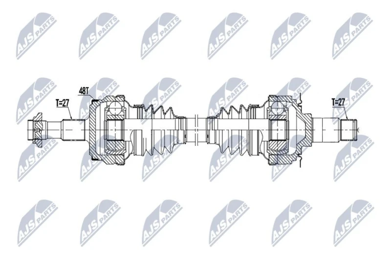 Image of NTY Drive shaft NTY NPW-ME-194