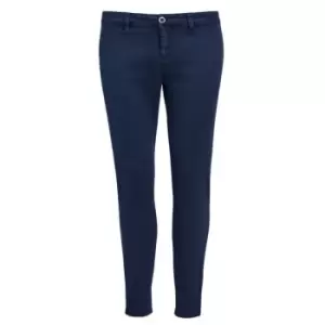 Image of SOLS Womens/Ladies Jules Chino Trousers (10) (French Navy)