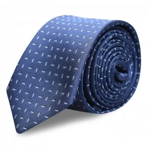 Calvin Klein Motif Silk Tie - Navy