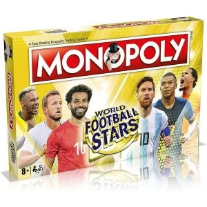 image of World Football Stars Gold Edition Monopoly Board Game