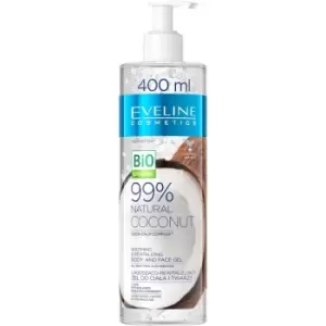 Image of Eveline Cosmetics Bio Organic Natural Coconut Soothing Gel for Sensitive Skin 400ml