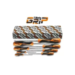 Image of Beta Tools 1266 BP/S8 8pc Beta GRIP Ball Head Hexagon Screwdriver Set Non-Slip