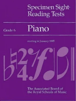 Image of Specimen Sight-Reading Tests Grade 6 by Alan Ridout Paperback