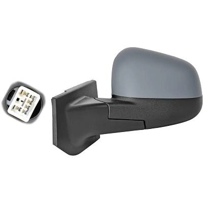 Image of DIEDERICHS 6932225 Wing mirror Left, Complete Mirror, primed Outside Mirror (50)