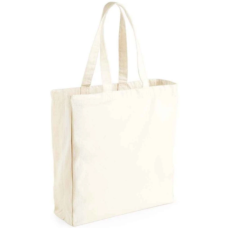 Image of Westford Mill Womens Classic Canvas Tote Bag in Natural Natural Female One Size