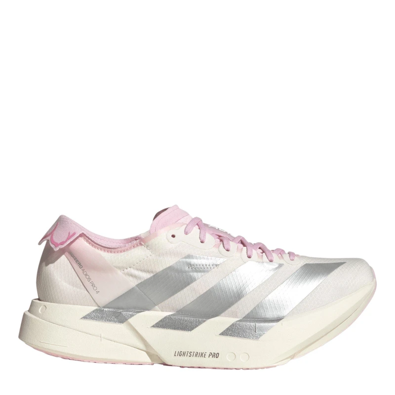Image of adidas Adizero Adios Pro 4 Womens White/Silver female 4 (36.7)