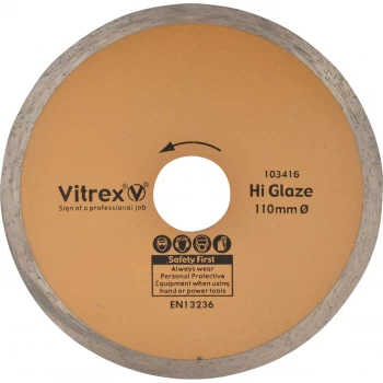 image of Vitrex Diamond Hi Glaze Blade 110mm