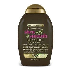 image of OGX Silicone-Free Shea Soft and Smooth Shampoo 385ml