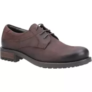 image of Cotswold Womens Brookthorpe Plain Toe Derby Smart Shoes UK 10 (EU 44)