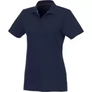 Elevate Womens/Ladies Helios Short Sleeve Polo Shirt (L) (Navy)