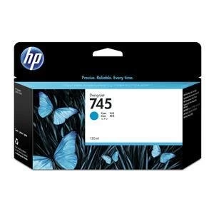 Image of HP 745 Cyan Ink Cartridge 130ml