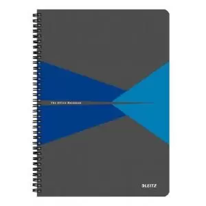 image of Leitz Office Notebook A4 ruled, wirebound with cardboard cover