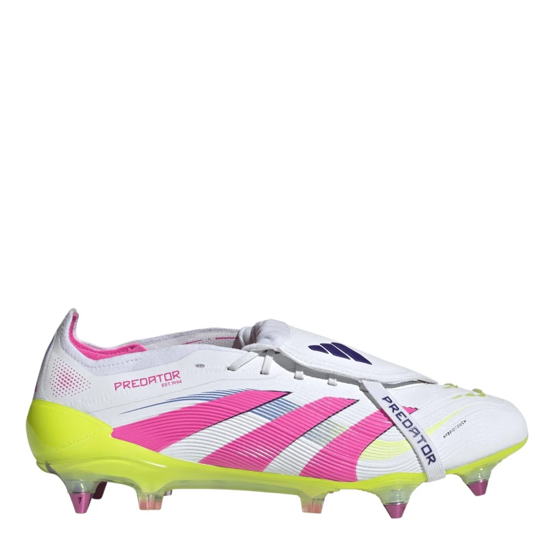 Image of adidas Unisex Kids Predator Soft Ground Football Boots Wht/Pink/Lem unisex 5 (38)