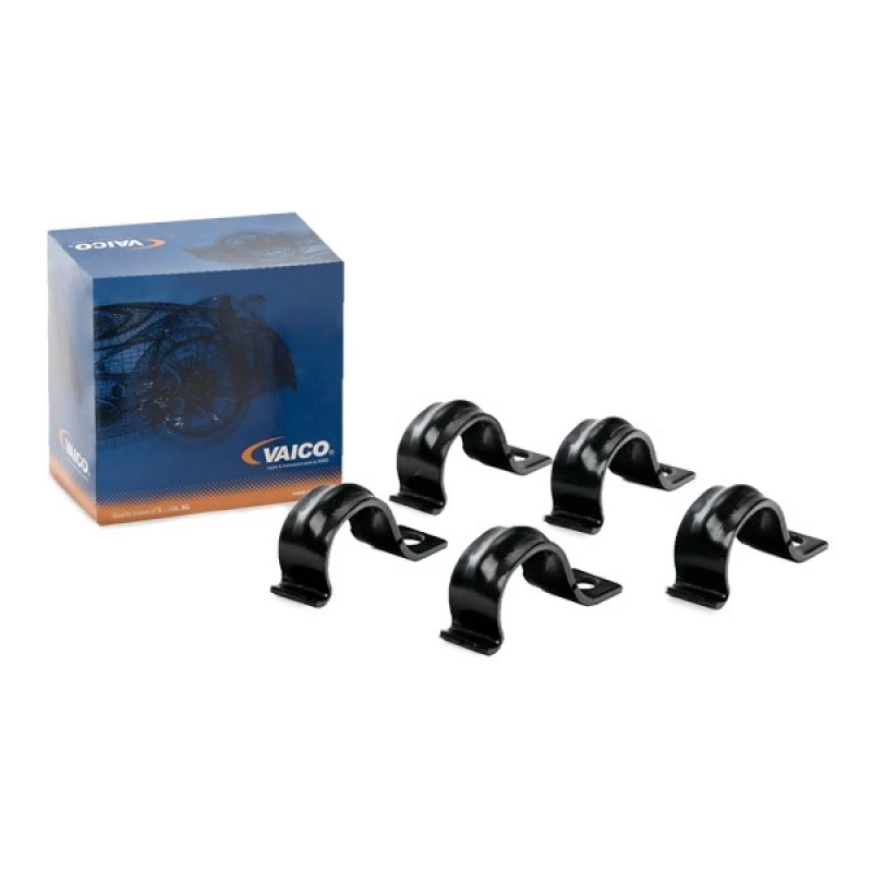Image of VAICO V10-1624 Bracket, stabilizer mounting Centre, Original VAICO Quality Bracket,stabilizer mounting (2069)