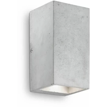 Image of Ideal Lux Kool - 2 Light Large Wall Light Cement Grey, GU10