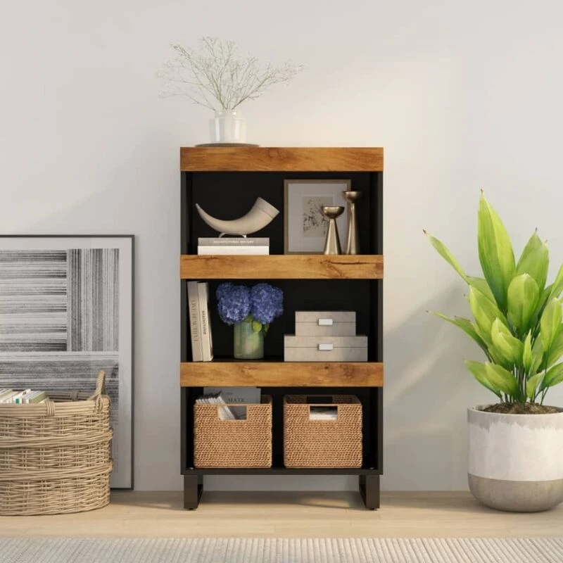 Image of VIDAXL Side Cabinet 60x33x107cm Solid Wood Mango Vidaxl 8720845781286